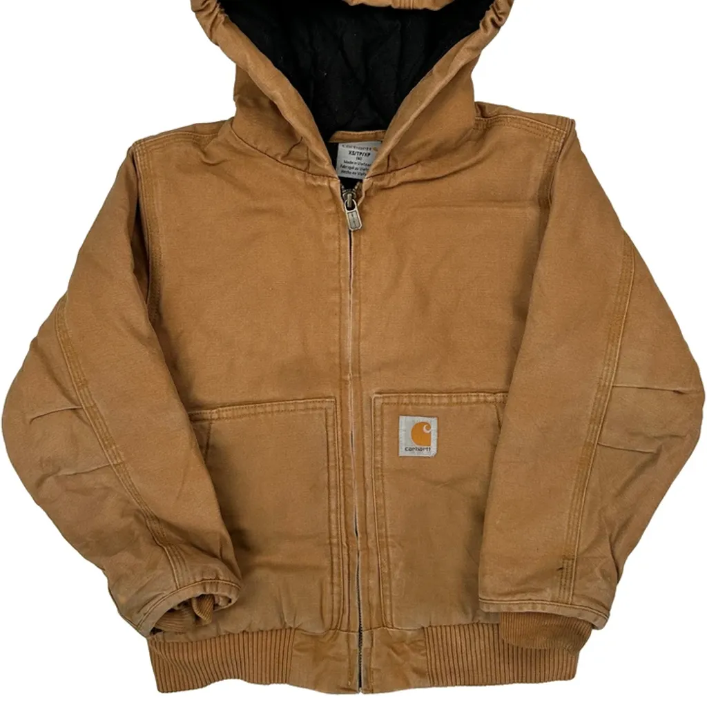 Age 6 Carhartt Jacket - XS Brown Cotton - Image 5