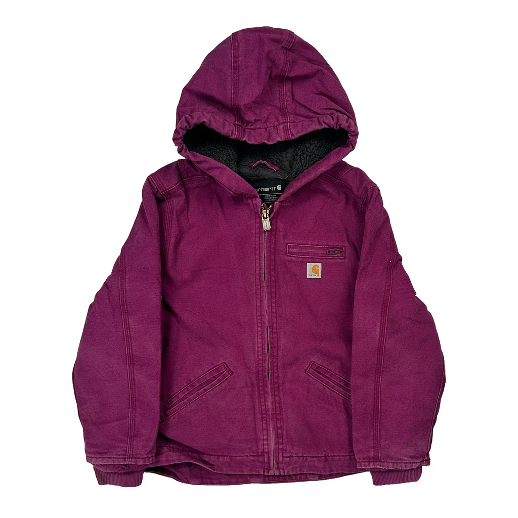 Age 6 Carhartt Jacket - XS Purple Cotton