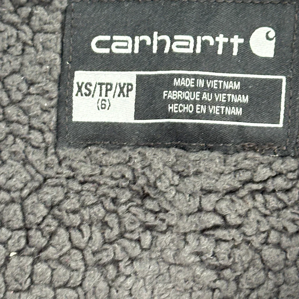 Age 6 Carhartt Jacket - XS Purple Cotton - Image 3