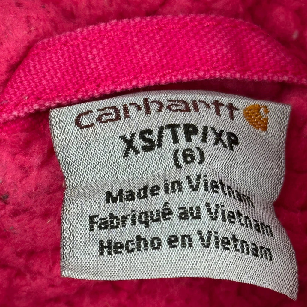 Age 6 Carhartt Jacket - XS Pink Cotton - Image 4