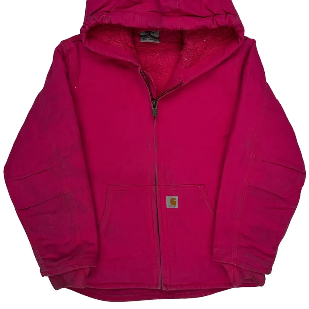 Age 6 Carhartt Jacket - XS Pink Cotton - Image 6