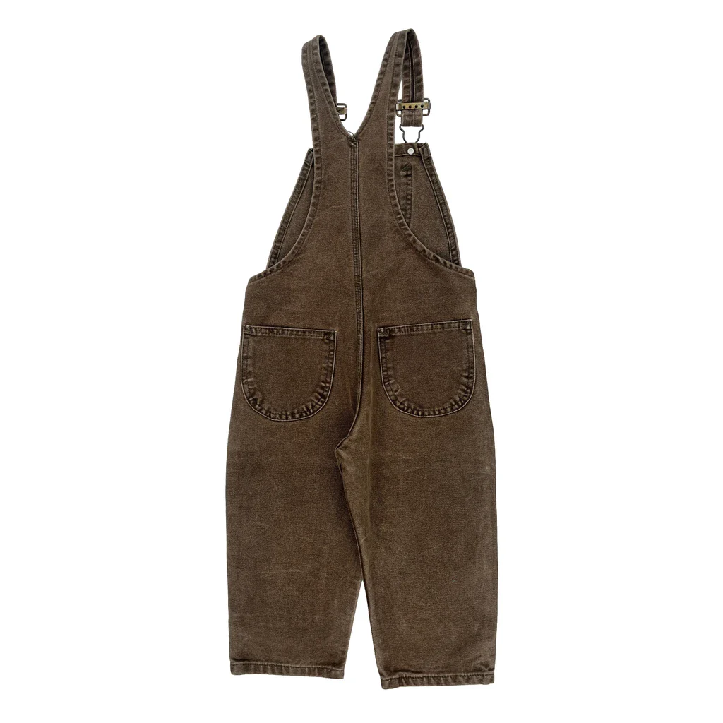 Age 6 Carhartt Overalls - XS Brown Cotton