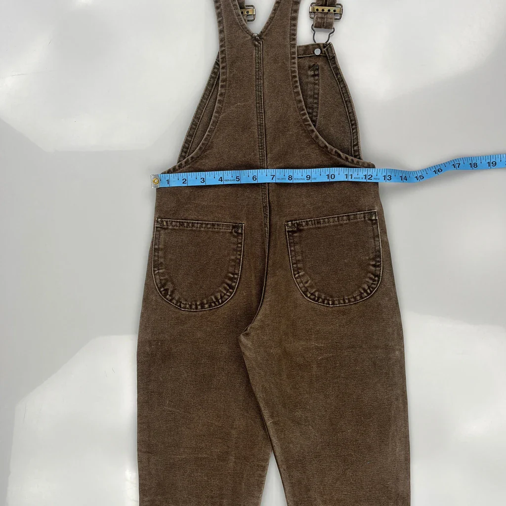Age 6 Carhartt Overalls - XS Brown Cotton - Image 3