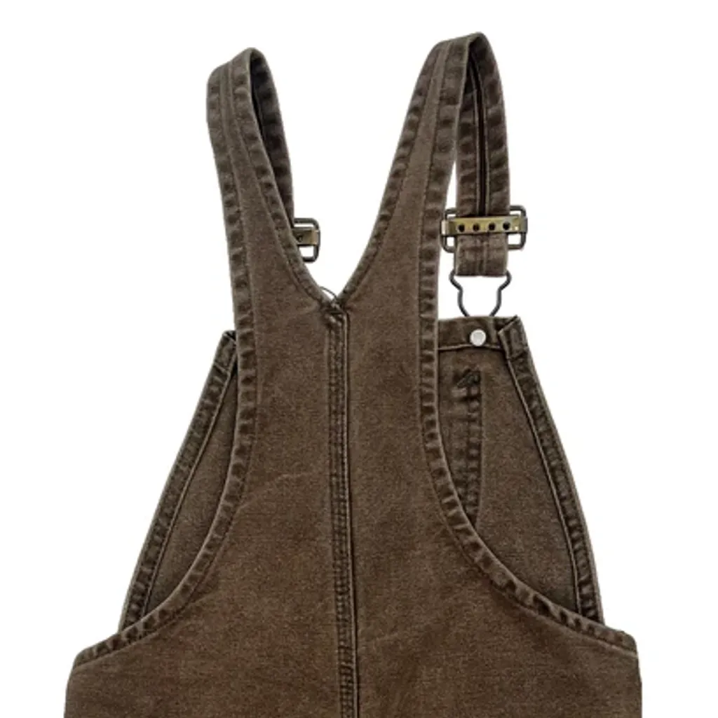 Age 6 Carhartt Overalls - XS Brown Cotton - Image 4