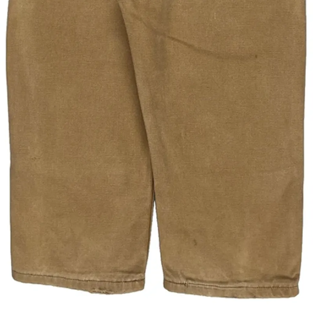 Age 6 Carhartt Double Knee Overalls - XS Brown Cotton - Image 5