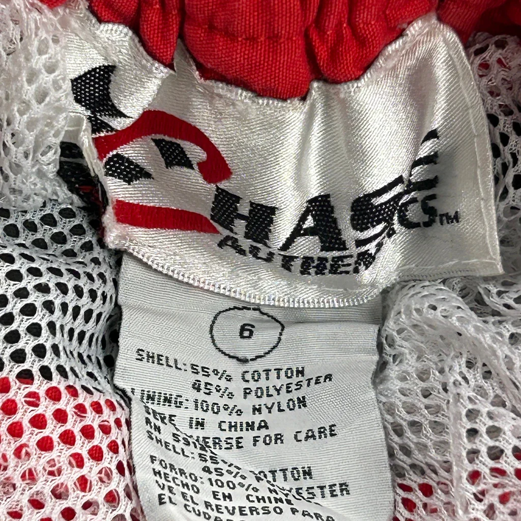 Age 6 Chase Authentics Nascar Sport Shorts - Small Black Cotton Blend - Image 4