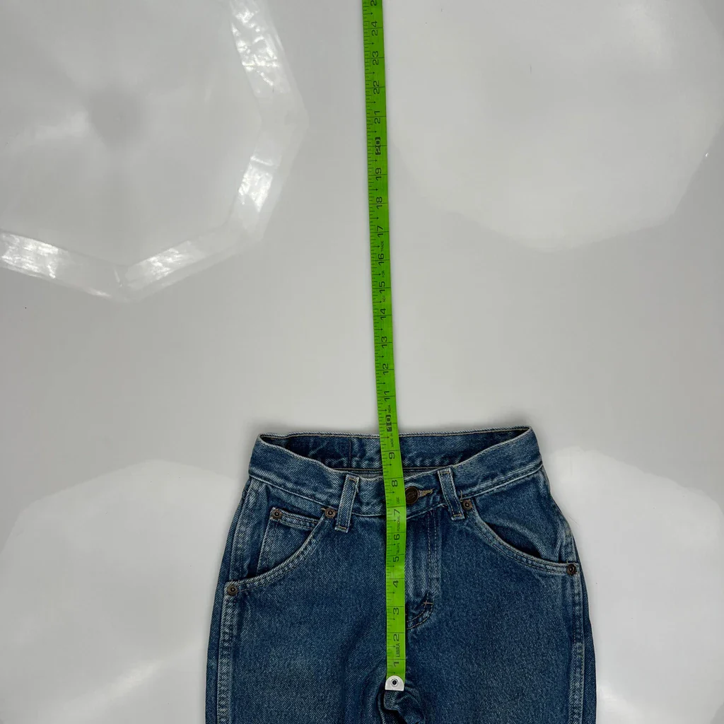 Age 6 Dickies Jeans - X-Smallw 18L Blue Cotton - Image 4