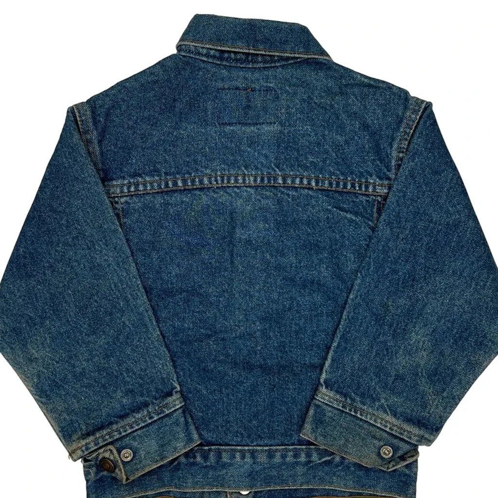 Age 6 Levis Denim Jacket - XS Blue Denim - Image 6