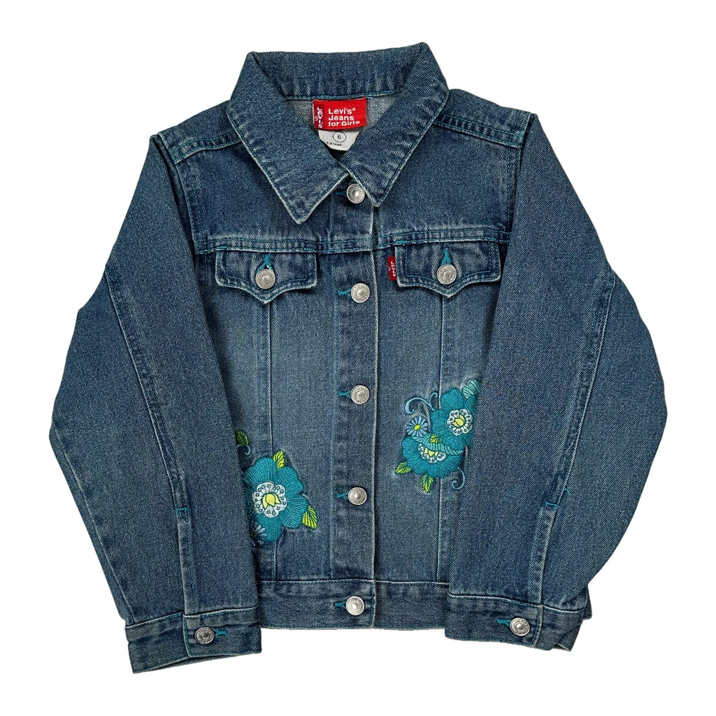 Age 6 Levis Denim Jacket - Small Blue Denim