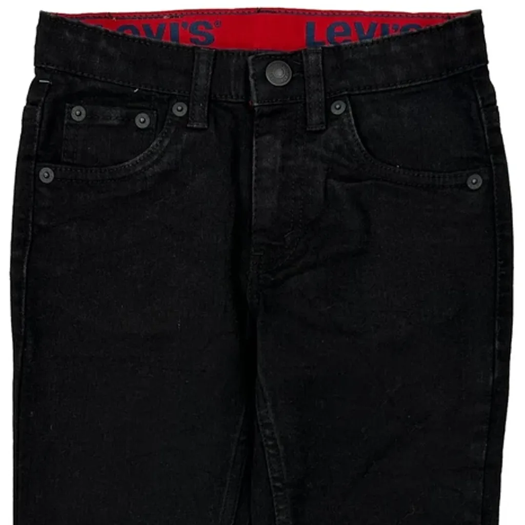 Age 6 Levis Jeans - Small Black Cotton - Image 7