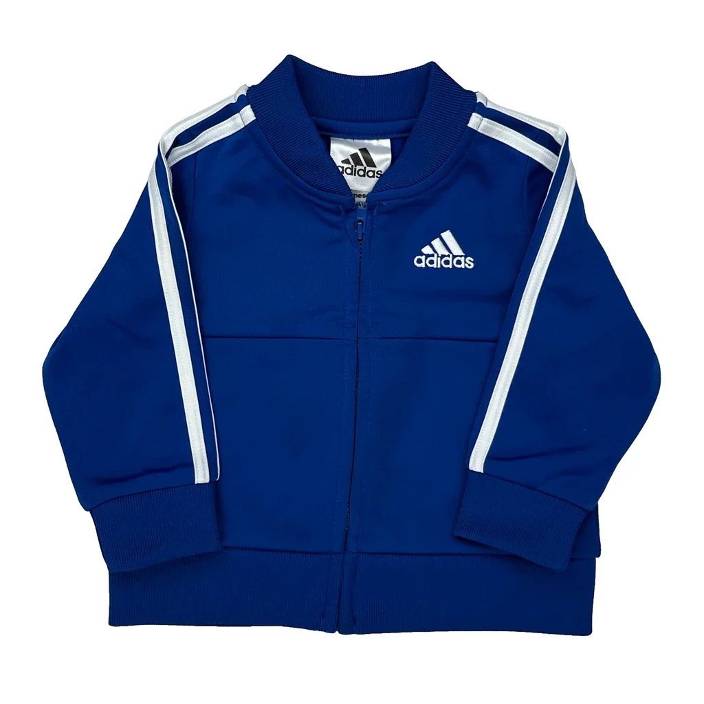 Age 6 Months Adidas Track Jacket - 2XS Blue Polyester