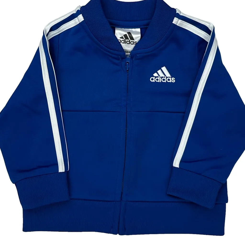 Age 6 Months Adidas Track Jacket - 2XS Blue Polyester - Image 5