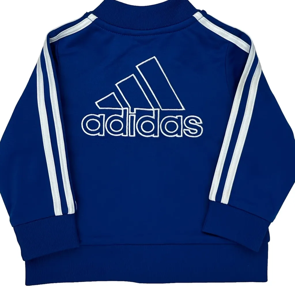 Age 6 Months Adidas Track Jacket - 2XS Blue Polyester - Image 6
