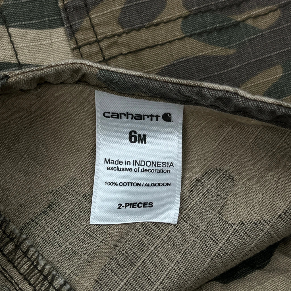 Age 6 Months Carhartt Dungarees - 2XS Camo Cotton - Image 3