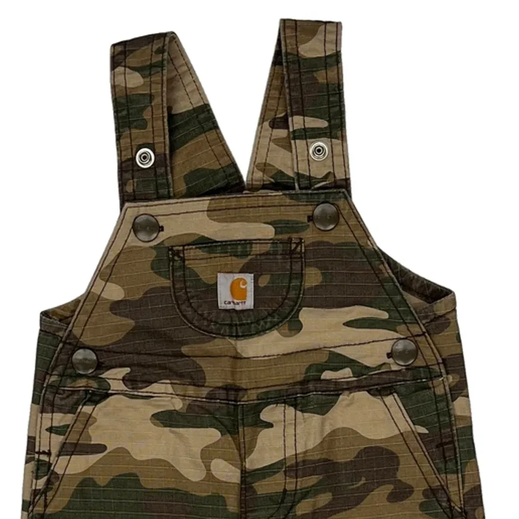 Age 6 Months Carhartt Dungarees - 2XS Camo Cotton - Image 7
