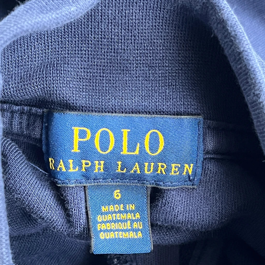 Age 6 Polo By Ralph Lauren 1/4 Zip - XS Blue Cotton - Image 3