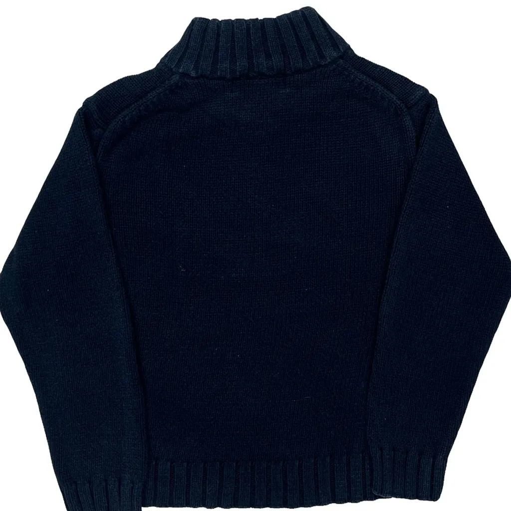 Age 6 Polo By Ralph Lauren Graphic 1/4 Zip - Small Navy Cotton - Image 6