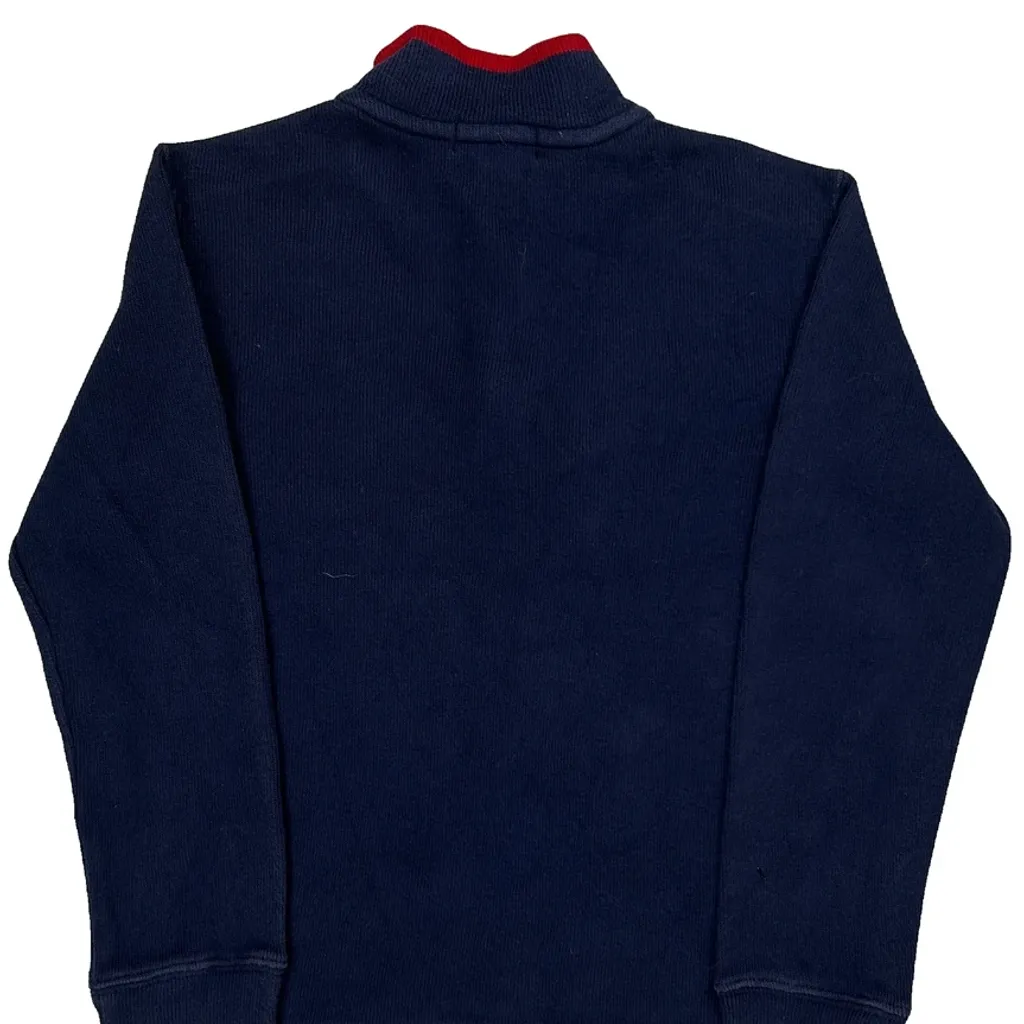 Age 6 Polo By Ralph Lauren 1/4 Zip - Small Navy Cotton - Image 6