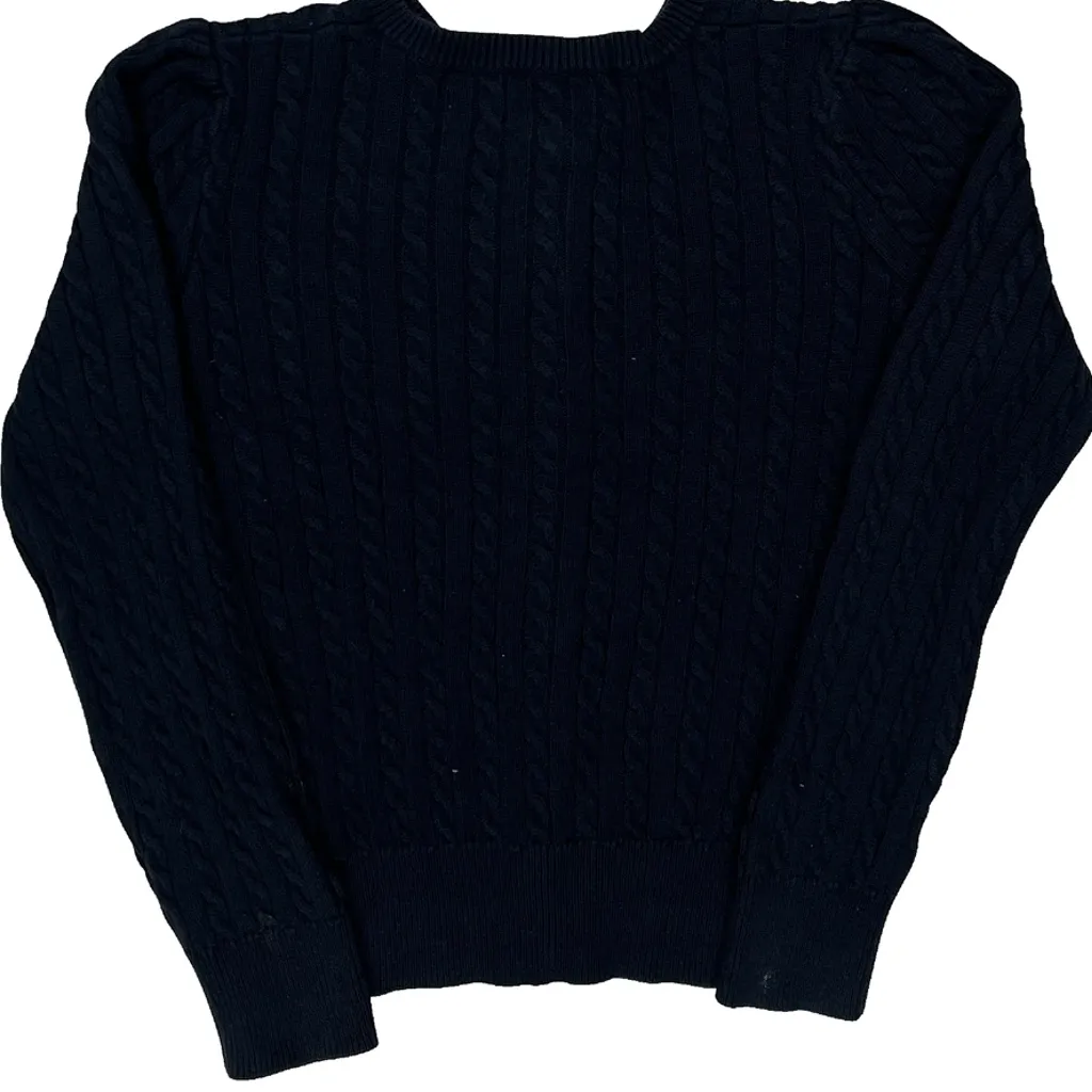 Age 6 Polo By Ralph Lauren Cardigan - Small Navy Cotton - Image 6