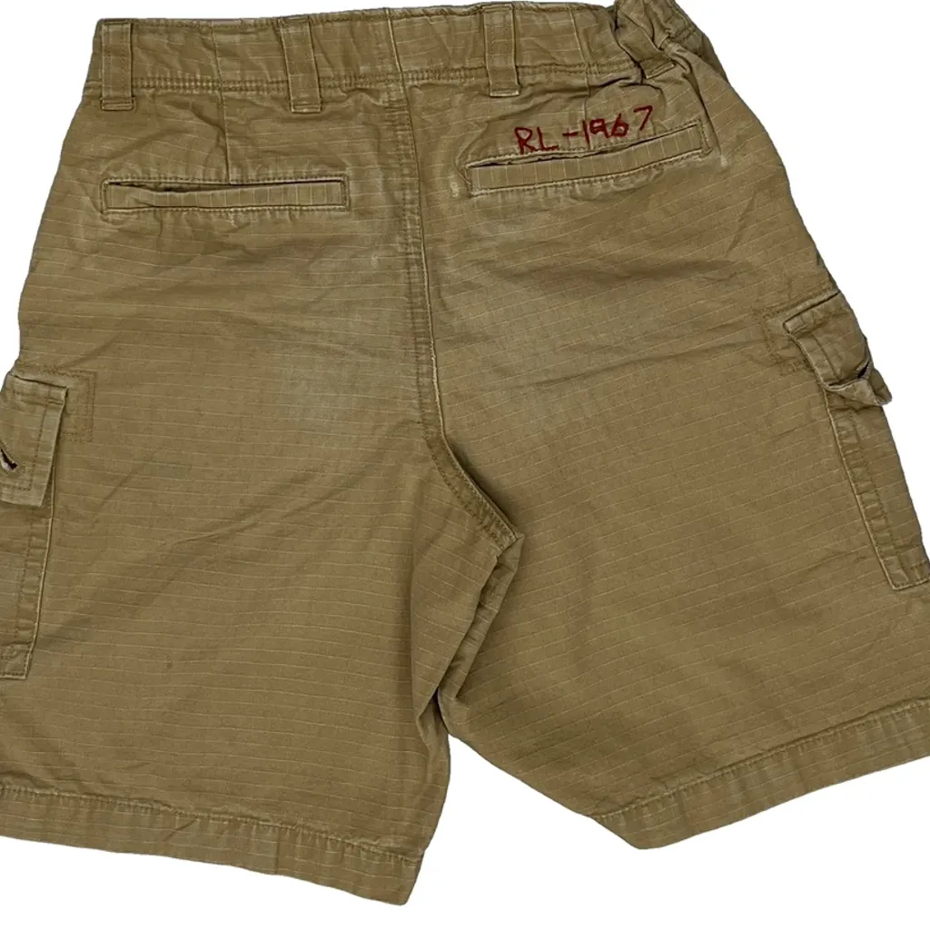Age 6 Polo By Ralph Lauren Cargo Shorts - Smallw 6L Beige Cotton - Image 8