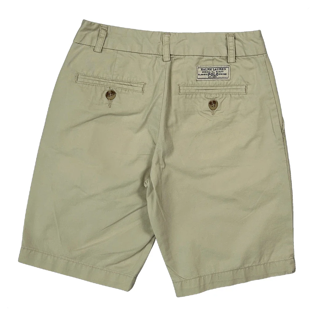 Age 6 Polo By Ralph Lauren Chino Shorts - 2XS Beige Cotton - Image 2