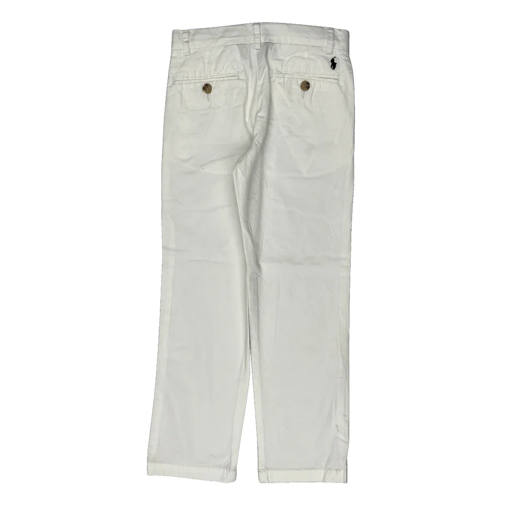 Age 6 Polo By Ralph Lauren Chinos - Small White Cotton