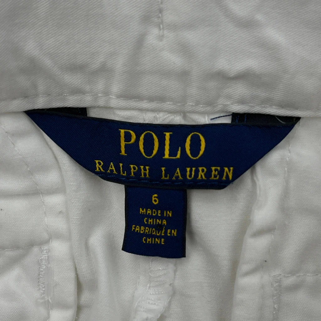 Age 6 Polo By Ralph Lauren Chinos - Small White Cotton - Image 3