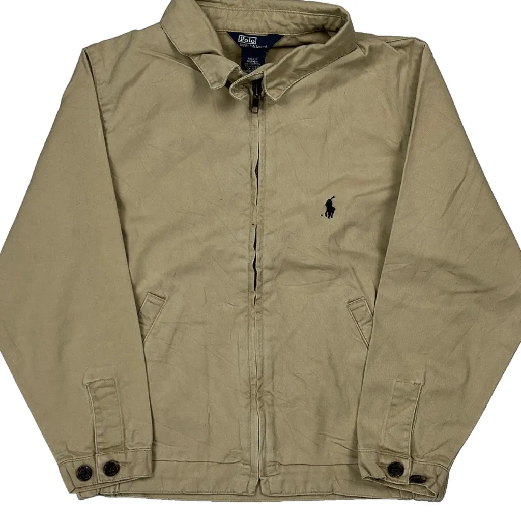 Age 6 Polo By Ralph Lauren Harrington Jacket - XS Beige Cotton - Image 4