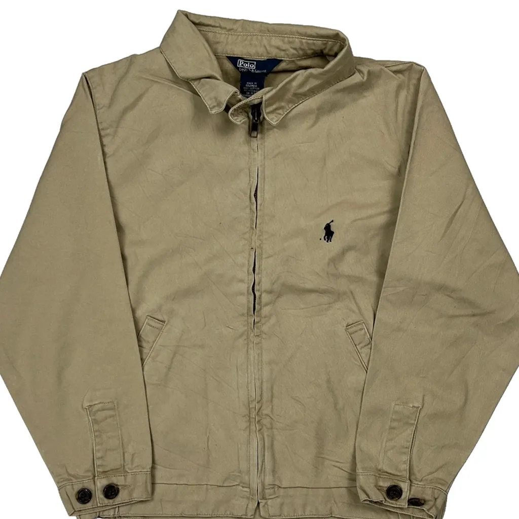Age 6 Polo By Ralph Lauren Harrington Jacket - XS Beige Cotton - Image 5