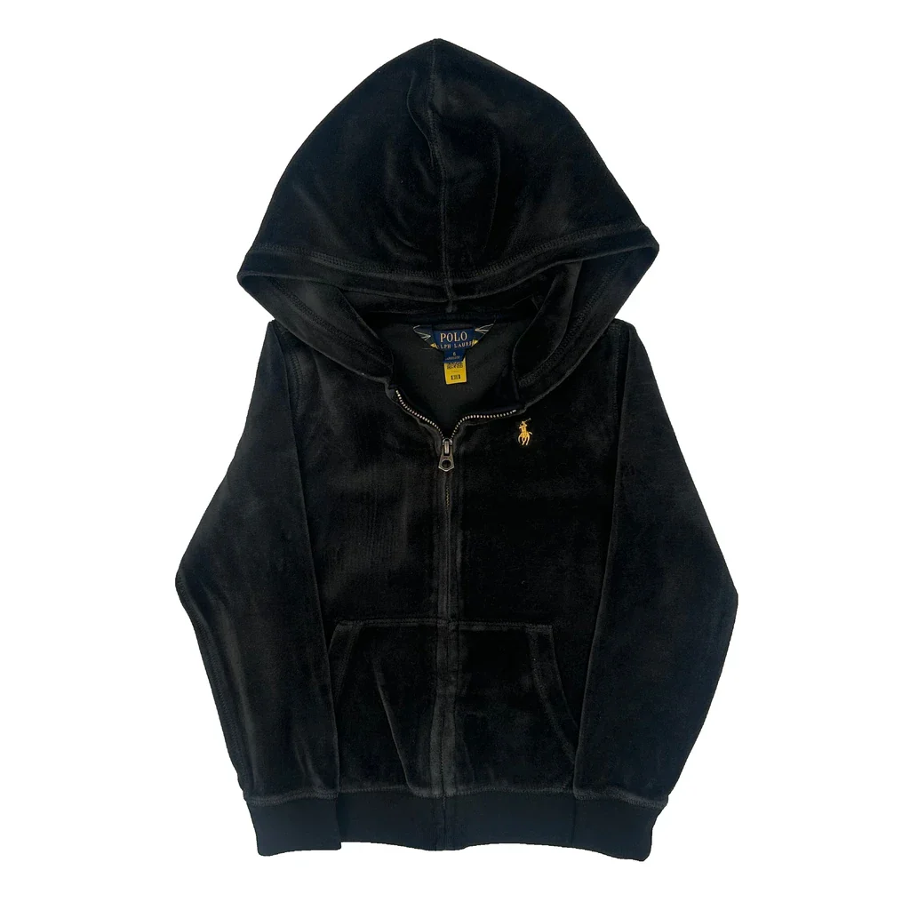 Age 6 Polo By Ralph Lauren Hoodie - XS Black Cotton