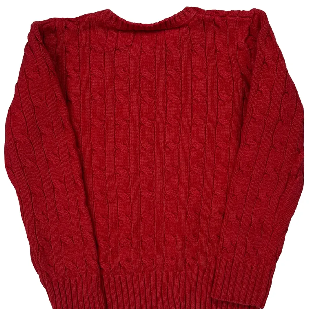 Age 6 Polo By Ralph Lauren Jumper - Small Red Cotton - Image 6