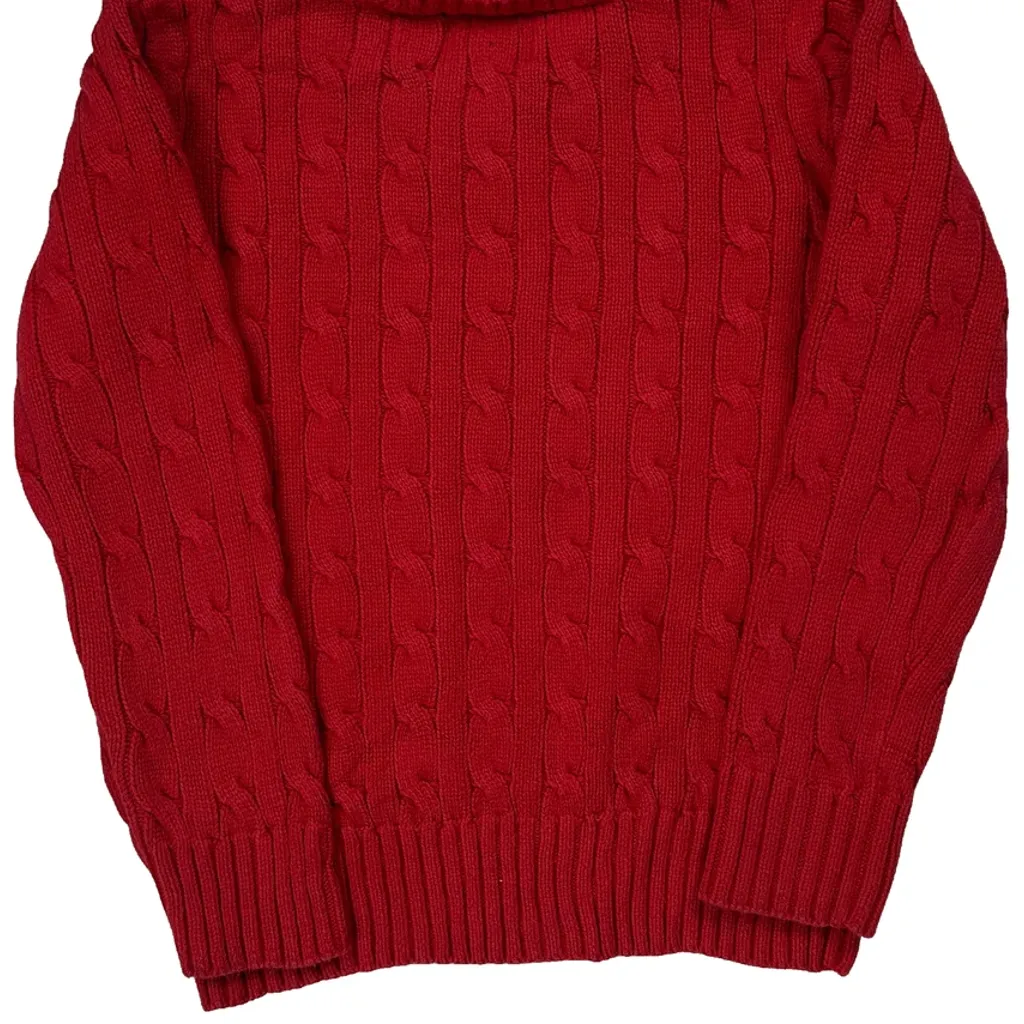 Age 6 Polo By Ralph Lauren Jumper - Small Red Cotton - Image 7