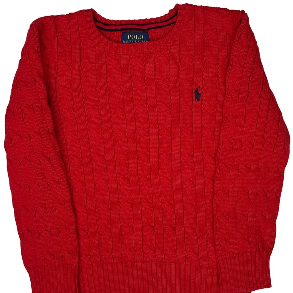 Age 6 Polo By Ralph Lauren Jumper - Small Red Cotton - Image 4