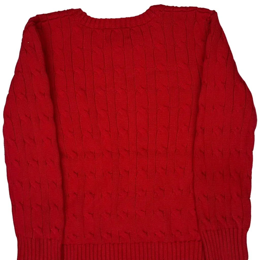 Age 6 Polo By Ralph Lauren Jumper - Small Red Cotton - Image 7