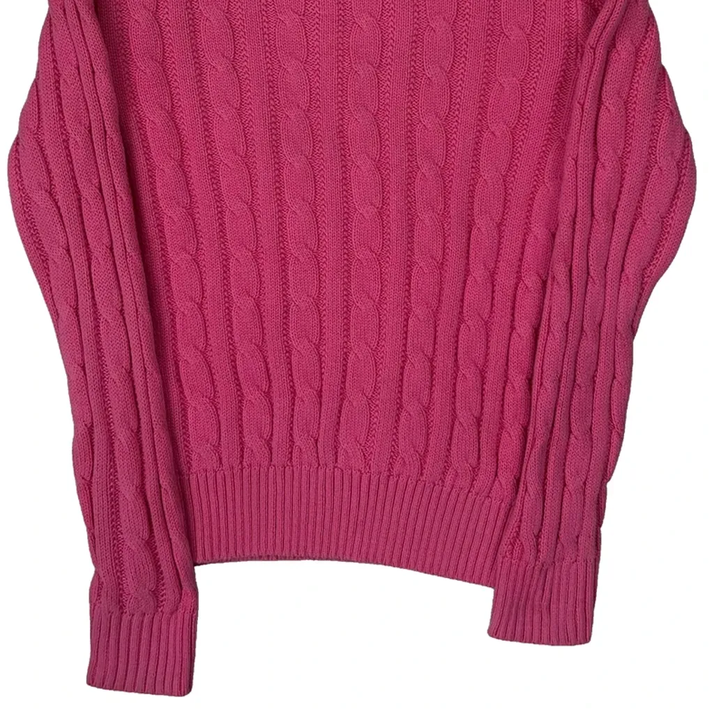 Age 6 Polo By Ralph Lauren Jumper - Small Pink Cotton - Image 7