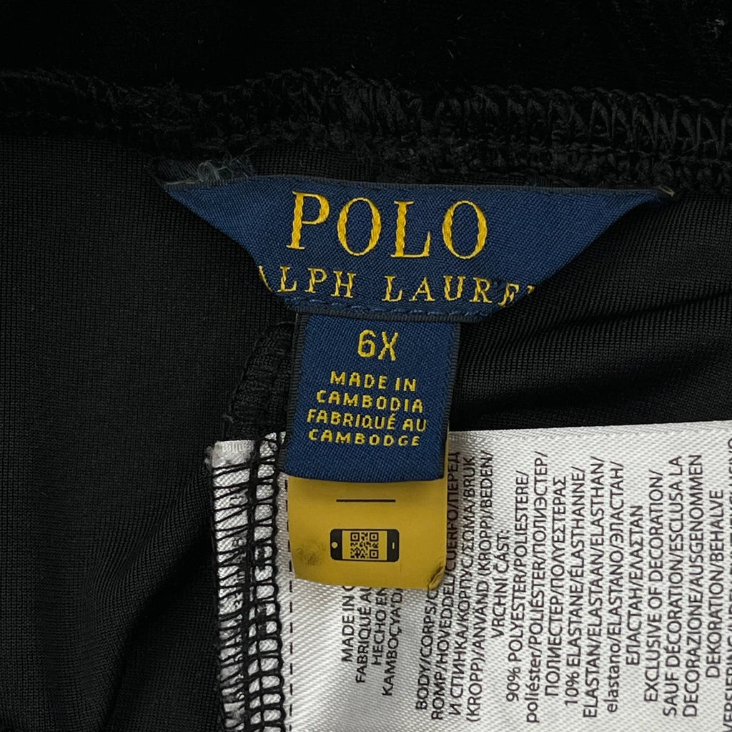 Age 6 Polo By Ralph Lauren Leggings - Small Black Polyester - Image 3