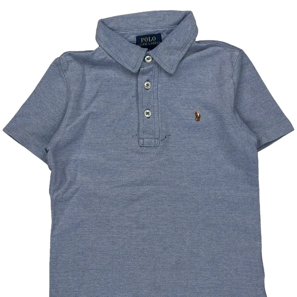 Age 6 Polo By Ralph Lauren Polo Shirt - XS Blue Cotton - Image 5