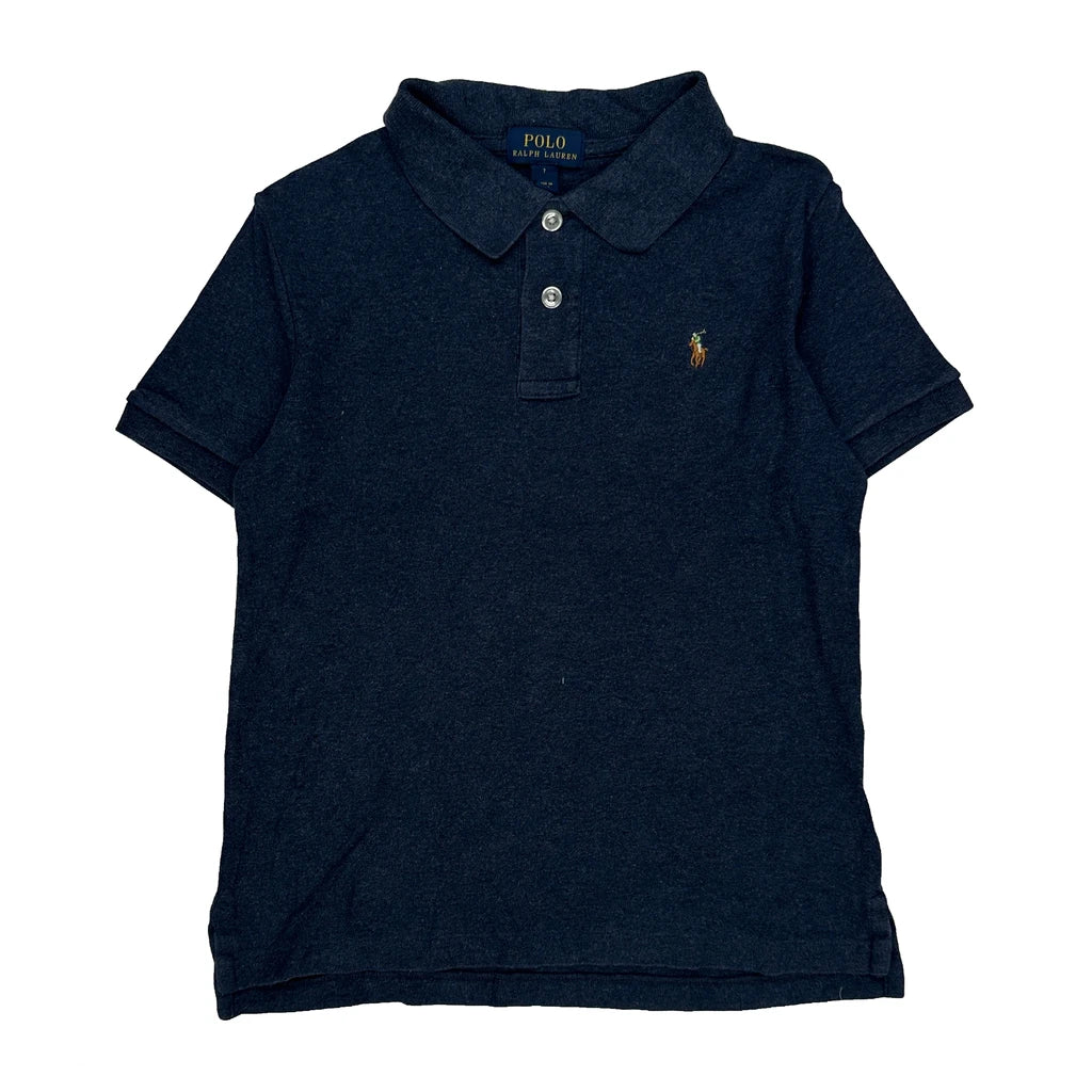 Age 6 Polo By Ralph Lauren Polo Shirt - Small Navy Cotton