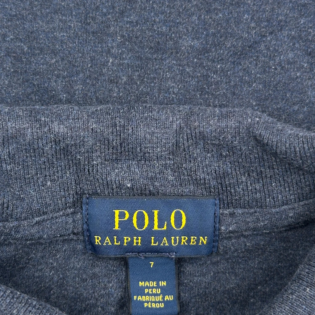 Age 6 Polo By Ralph Lauren Polo Shirt - Small Navy Cotton - Image 3
