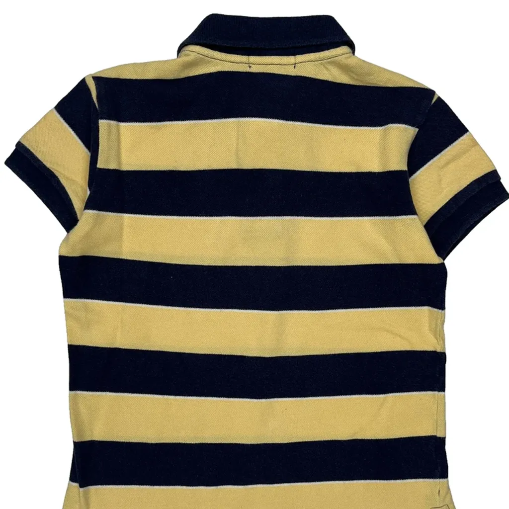 Age 6 Polo By Ralph Lauren Striped Polo Shirt - Small Navy Cotton - Image 7