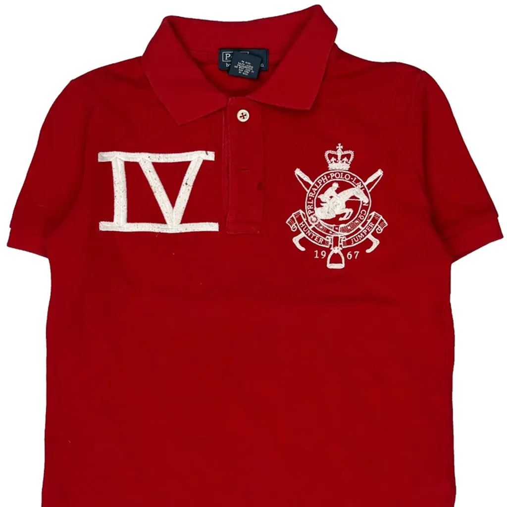 Age 6 Polo By Ralph Lauren Polo Shirt - Small Red Cotton - Image 4