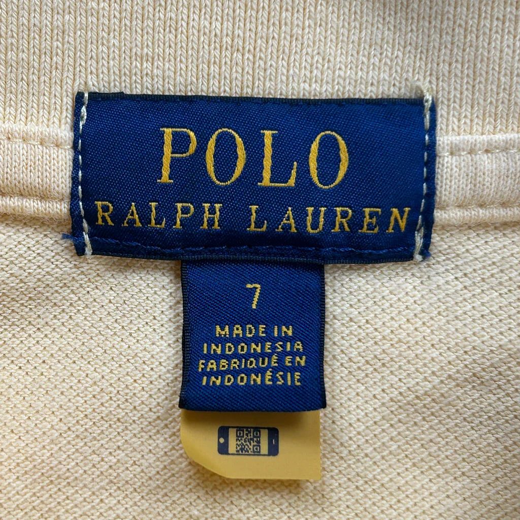 Age 6 Polo By Ralph Lauren Polo Shirt - Small Yellow Cotton - Image 3