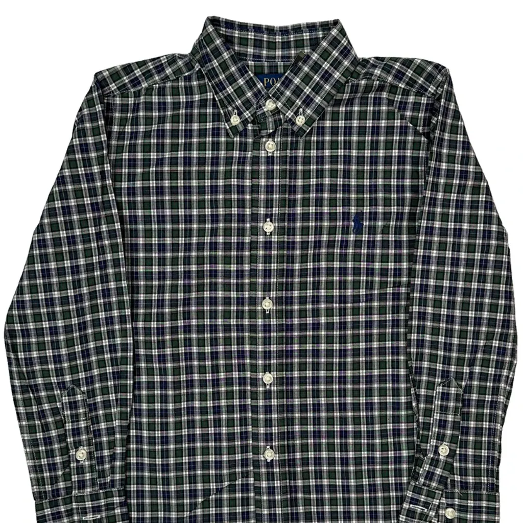 Age 6 Polo By Ralph Lauren Checked Shirt - XS Multicoloured Cotton - Image 4