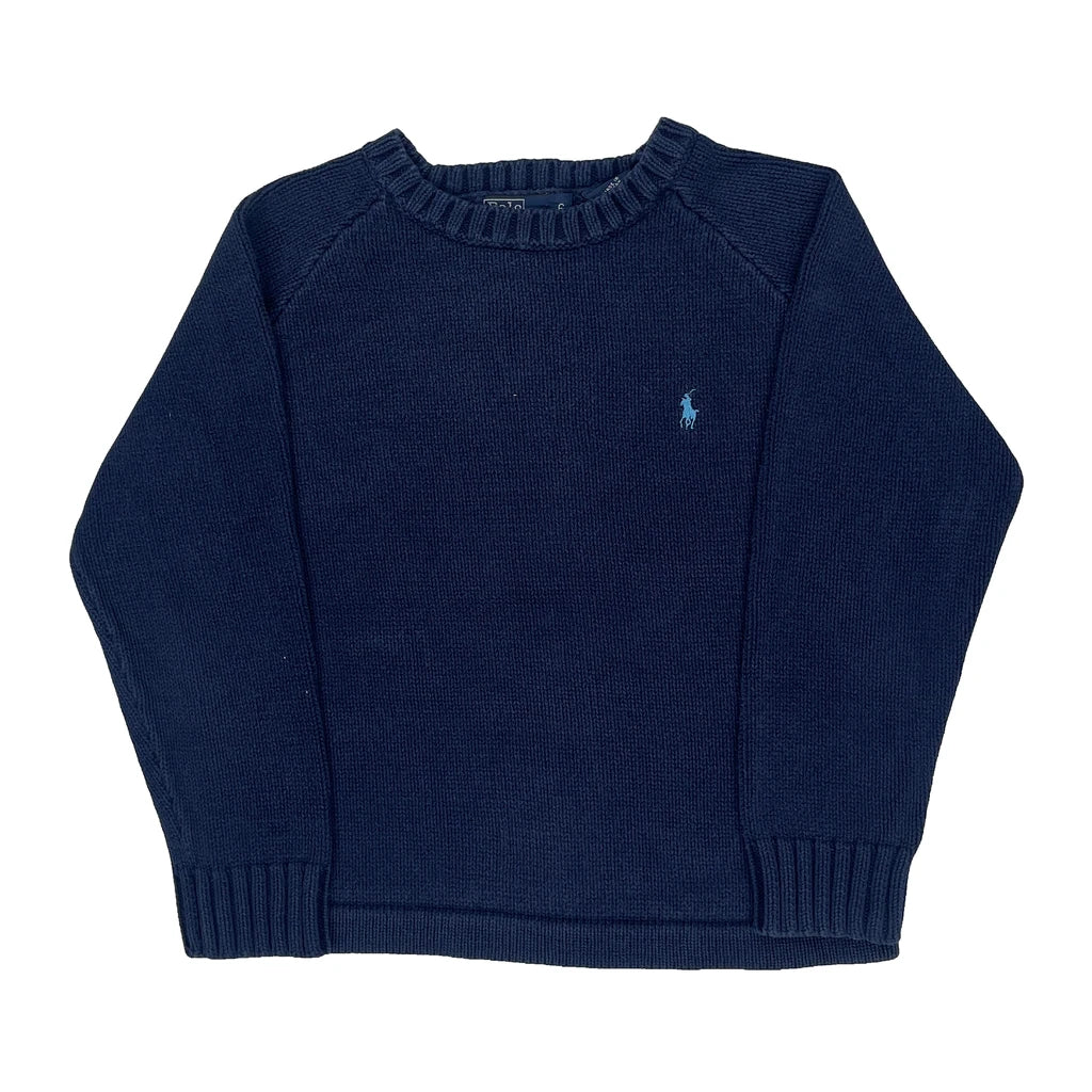 Age 6 Polo By Ralph Lauren Sweater - XS Blue Cotton