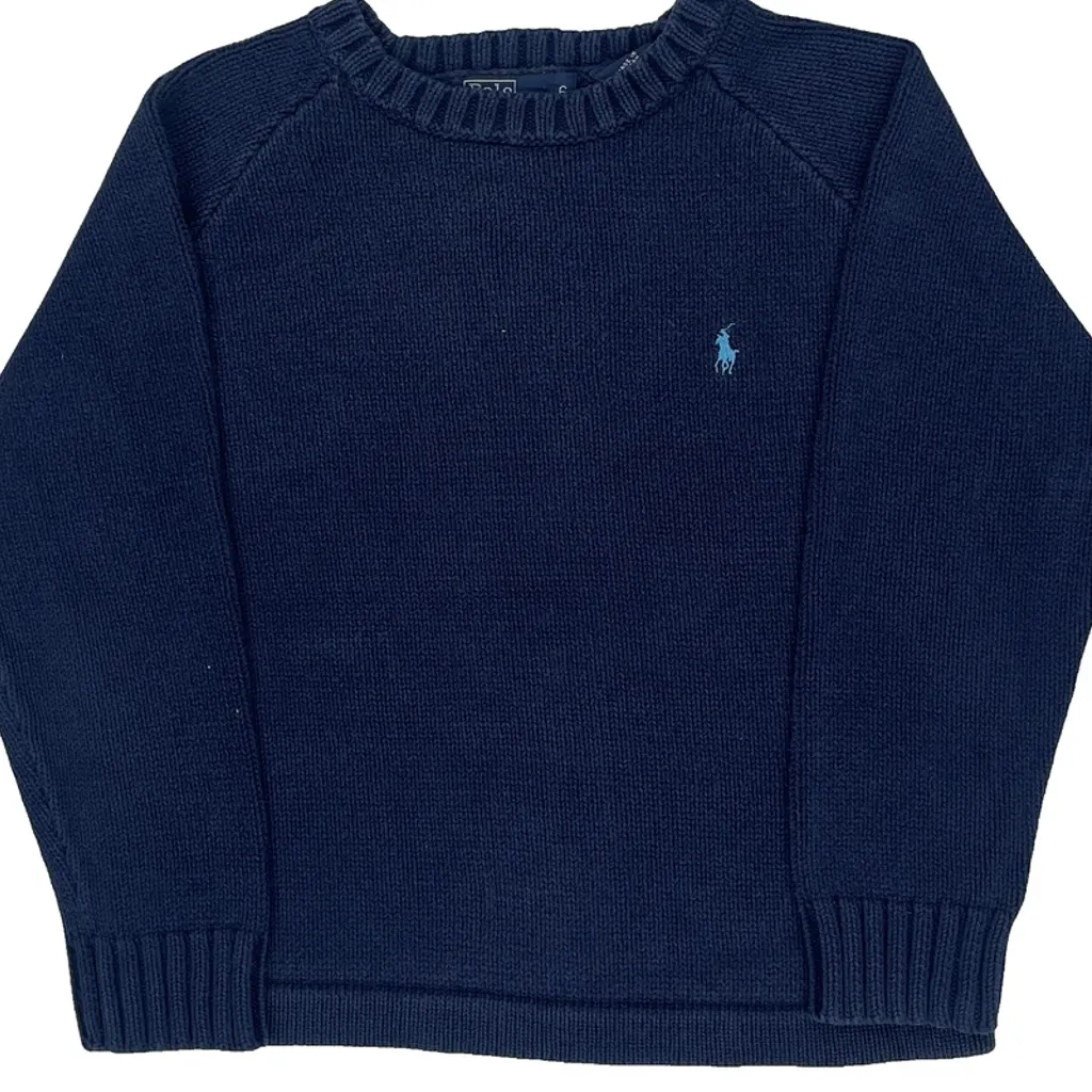 Age 6 Polo By Ralph Lauren Sweater - XS Blue Cotton - Image 5