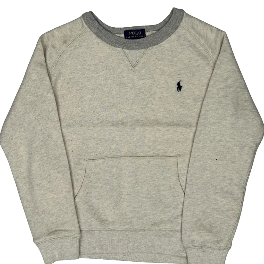Age 6 Polo By Ralph Lauren Sweatshirt - Small Grey Cotton - Image 4