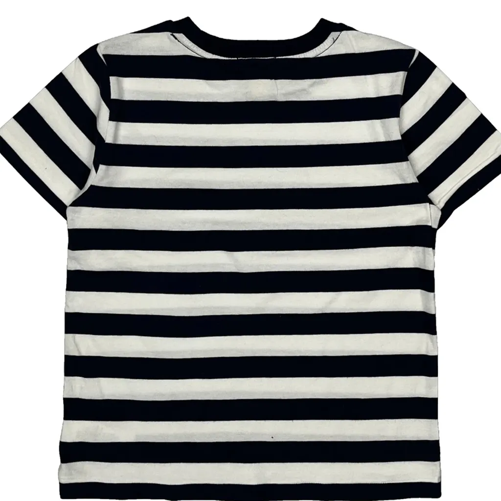Age 6 Polo By Ralph Lauren Striped T-Shirt - XS Black & White Cotton - Image 6
