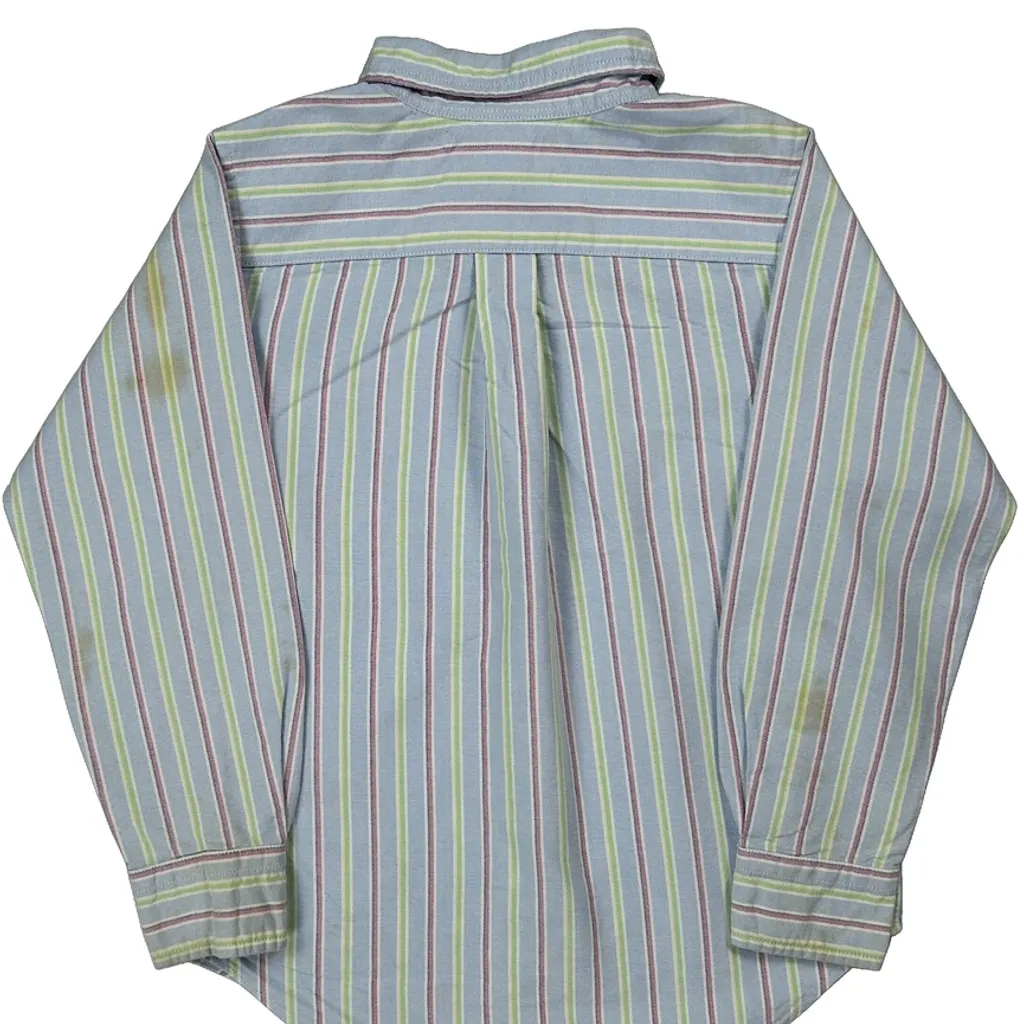 Age 6 Ralph Lauren Striped Shirt - Small Multicoloured Cotton - Image 7