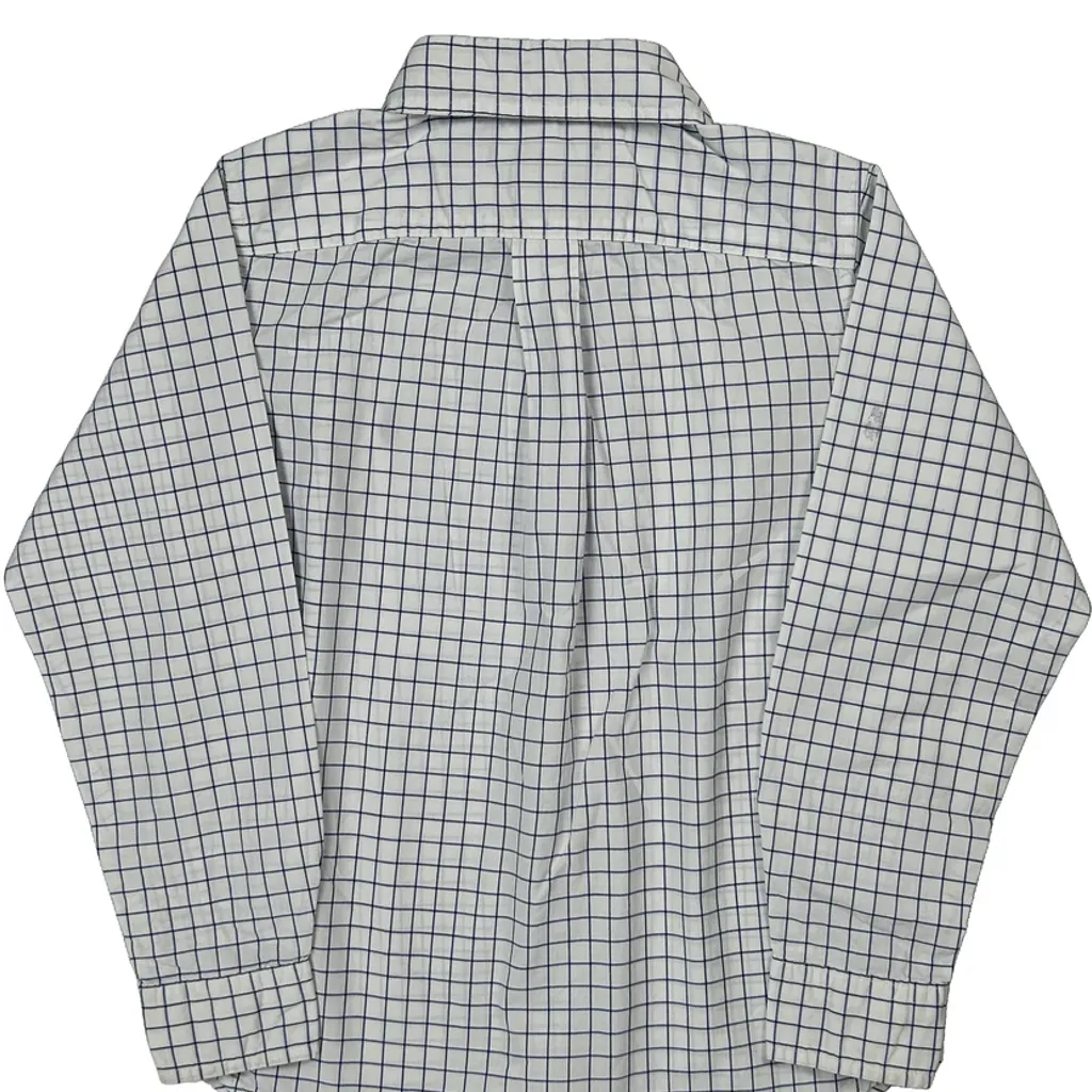 Age 6 Ralph Lauren Checked Shirt - Small White Cotton - Image 7