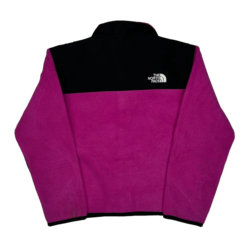 Age 6 The North Face Fleece Jacket - XS Pink Polyester - Image 2